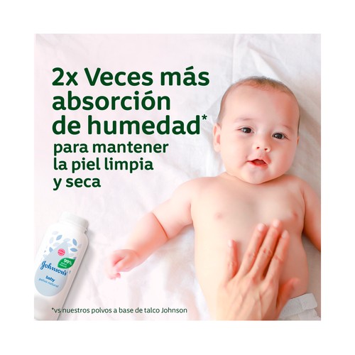JOHNSON´S Baby Polvo para toda la familia, 99% natural, para pieles sensibles 200 g.