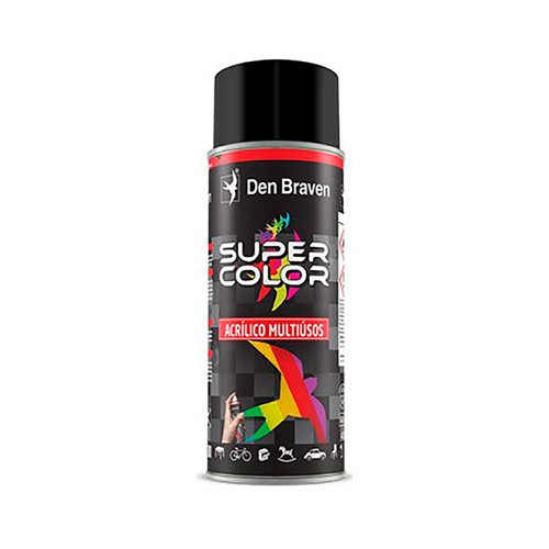Pintura spray acrílico Negro mate, RAL 9005, 400 ml, BOSTIK.