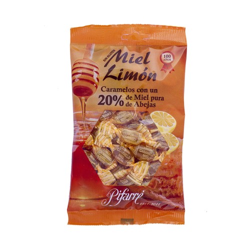 PIFARRE Caramelos con miel y limón 125 gr.
