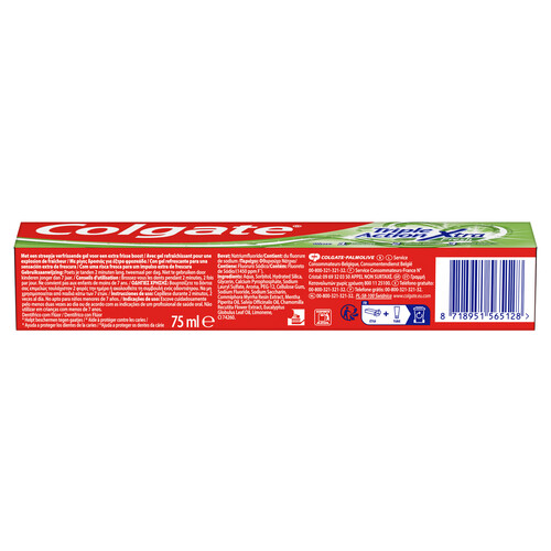COLGATE Pasta de dientes con flúor y triple acción (blanqueante, aliento fresco y anti-caries) COLGATE Xtra fresh 75 ml.