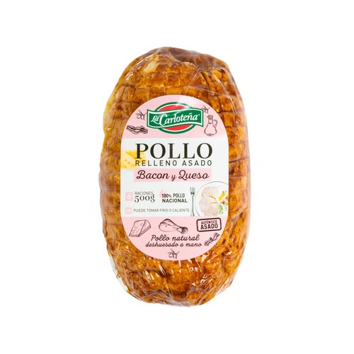 LA CARLOTEÑA Pollo asado y relleno de bacon y queso LA CARLOTEÑA 500 g.
