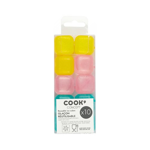 Set de 10 cubitos de hielo reutilizables, COOK CONCEPT.