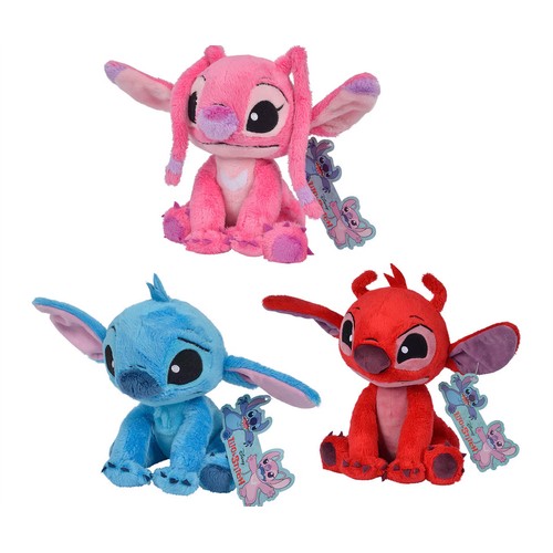 Peluche de Stitch, Ángel o Leroy 20cm SIMBA.