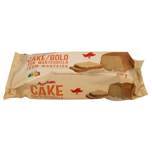 Bizcocho de mantequilla PRODUCTO ALCAMPO 400 g.