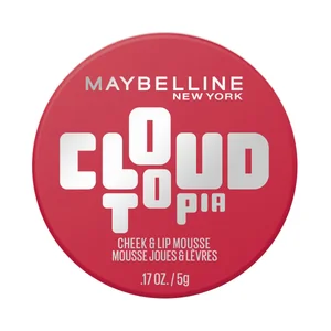 MAYBELLINE Cloudtopia tono 02 Ethereal roouge Colorete mousse para labios y mejillas, acabado mate difuminado.