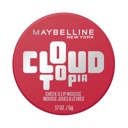 MAYBELLINE Cloudtopia tono 02 Ethereal roouge Colorete mousse para labios y mejillas, acabado mate difuminado.