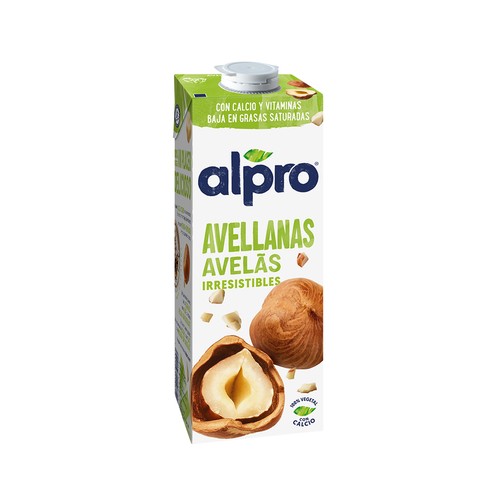 Bebida de avellanas 100% vegetal, baja en grasas saturadas ALPRO 1 l.