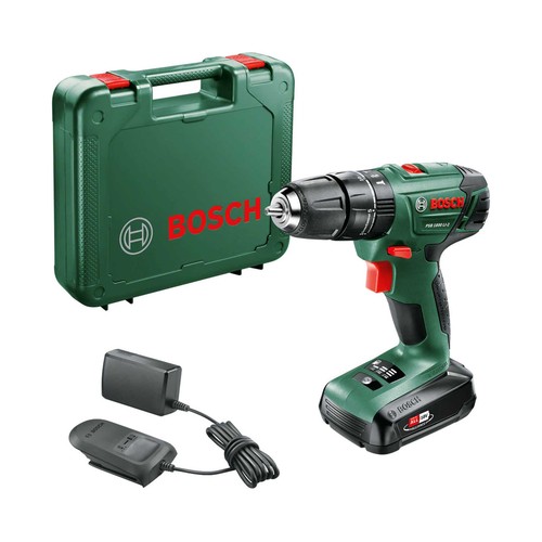 Taladro percutor con batería 18V, BOSCH PSB 1800 LI-2.
