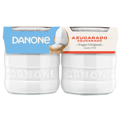 DANONE Yogur natural azucarado Original 2 x 130 g.