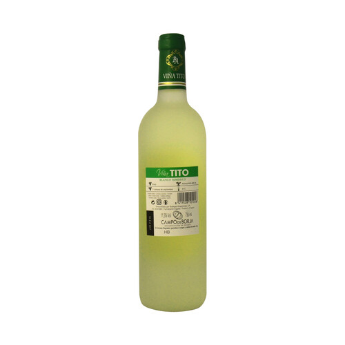 VIÑA TITO  Vino blanco con D.O. Campo de Borja botella de 75 cl.