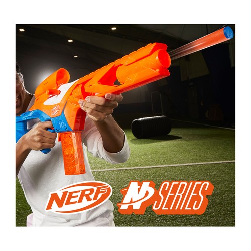 Lanzador Nerf N series Pinpoit con 18 dardos, +8 años, NERF.
