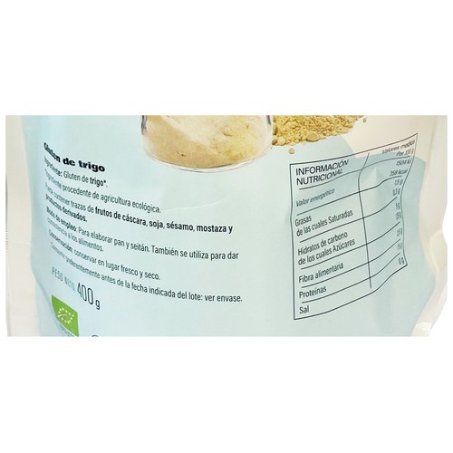 4 HECTÁREAS Bio Gluten de trigo bio 400 g