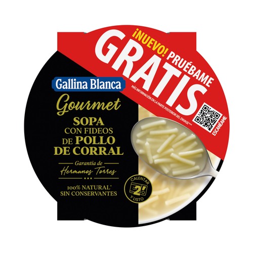 Sopa de pollo 300 g.