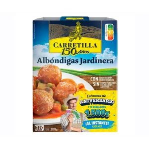 CARRETILLA Albóndigas a la jardinera 275 g.