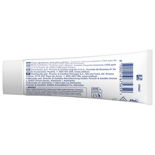ORAL-B Advanced Pasta de dientes contra la sensibilidad dental, acción reconfortante 2 x 75 ml.