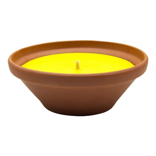 LUMAR Plato de terracota con citronela exterior.