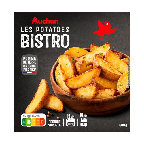AUCHAN Patatas fritas gajo Bistro 600 g Producto Alcampo.