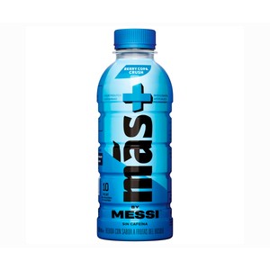Bebida deportivas más+ Messi frutas del bosque 500 ml.