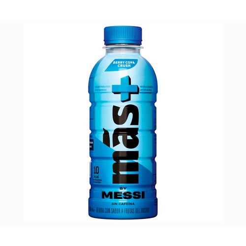 DAMM Bebida deportivas más+ Messi frutas del bosque 500 ml.