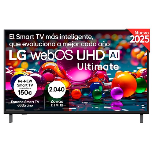 Televisión 190,5cm (75"") LED LG 75UA75006 2025, 4K, WEBOS, Dolby Digital Plus, 3HDMI, 60Hz