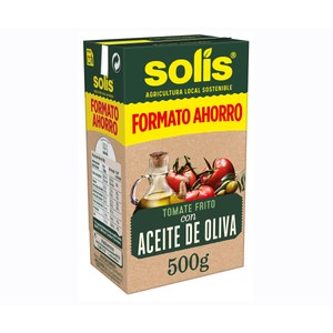 Imagen de SOLÍS Tomate frito con aceite de oliva brick 500 g.