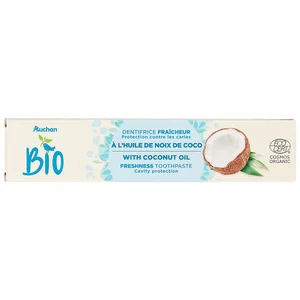 COSMIA Bio Pasta de dientes anticaries con aceite de coco 99% ecológico 75 ml.
