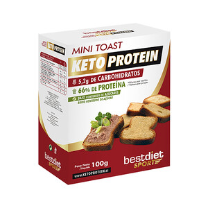 KETOPROTEIN Mini tostas con extra de proteínas KETOPROTEIN 100 g.