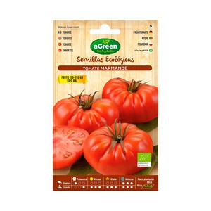 Imagen de Semillas ecológicas para sembrar tomates de la variedad Marmande HA-HUERTO Y JARDÍN 0.25 gramos.