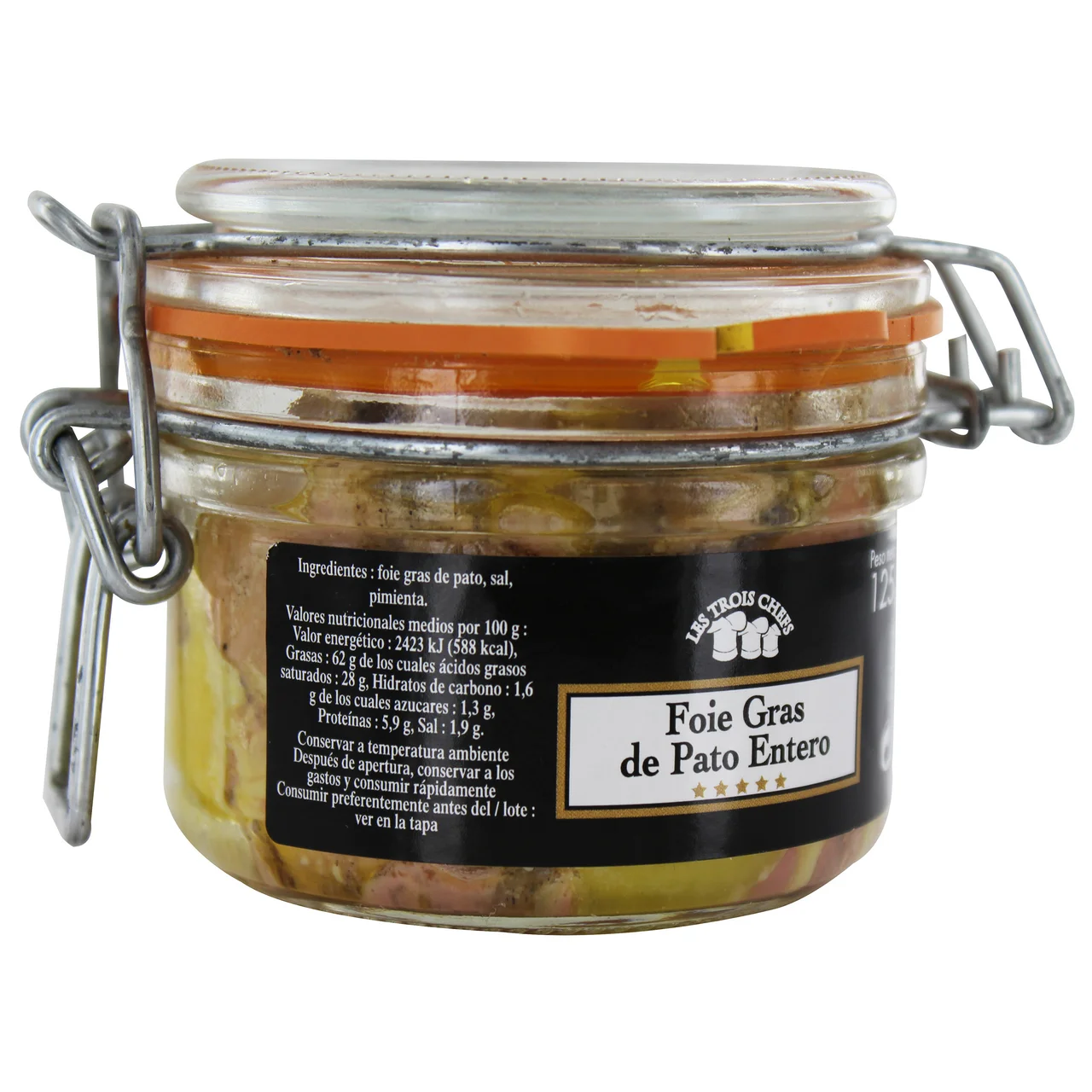 Foie Gras de pato entero 125 g.