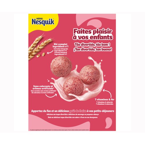NESQUIK Cereales de fresa 310 g.