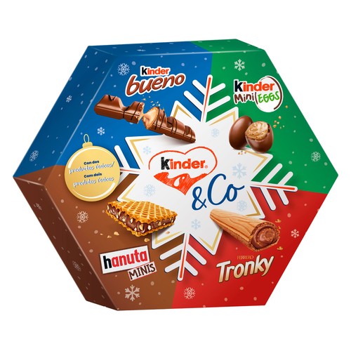 KINDER Hexágono mix 174 g.