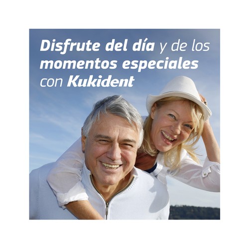 KUKIDENT Pro Crema adhesiva para prótesis dental, sin sabor 47 g