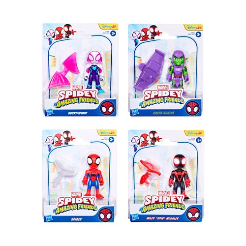 Spidey and his Amazing Friends, Figuras de Acción y Accesorios, modelos surtidos +3 Años HASBRO