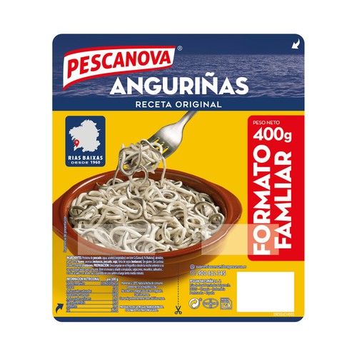 PESCANOVA Anguriñas congeladas receta original 400 g.