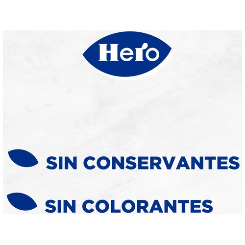 HERO 0% Confitura de fresa sin azúcares añadidos  280 g.