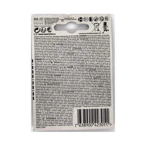 Pack de 6+2 pilas alcalinas AAA, LR03, 1,5V, ENERGIZER Max Plus.