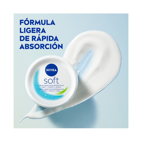 NIVEA Soft Crema hidratante intensiva multiuso 200 ml.