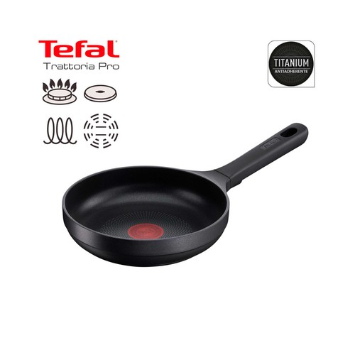 Sartén TEFAL Trattoria Pro de 28cm aluminio fundido antiadherente reforzado.