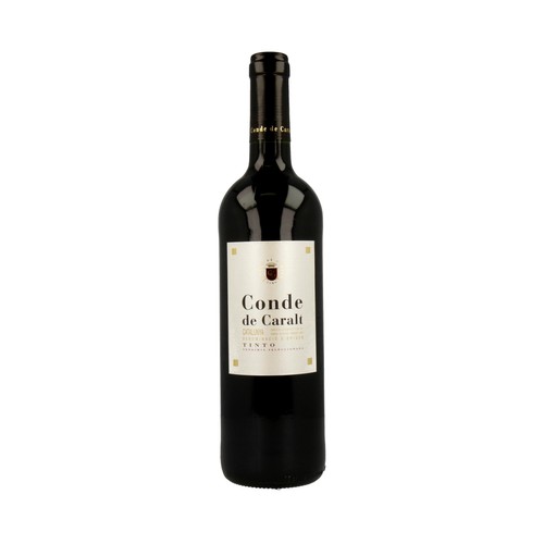 CONDE DE CARALT  Vino tinto con D.O. Cataluña CONDE DE CARALT botella de 75 cl.