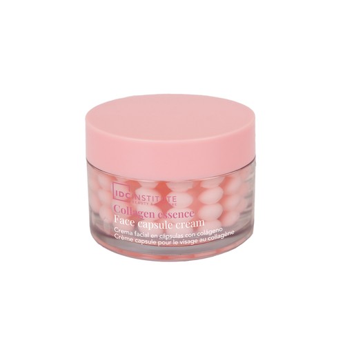 IDC INSTIUTE Pink collagen Crema facial de día con cápsulas con colágeno.