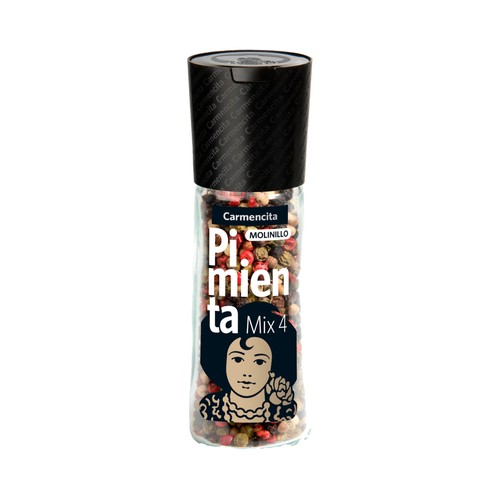 CARMENCITA Pimienta mezcla negra, blanca, verde y rosa 35 g.