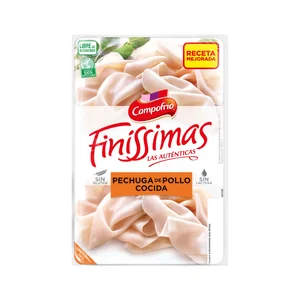 CAMPOFRÍO Pechuga de pollo cortada en lonchas CAMPOFRÍO Finissimas 110 g.