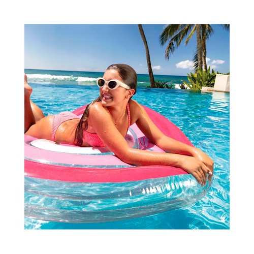 Colchoneta hinchable corazón de 135x25x155cm, INTEX.