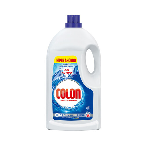 COLON Detergente en Gel Activo para blancos y colores 95 lav. 4,75l.