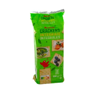 PRODUCTO ALCAMPO Crackers integrales 500 g.