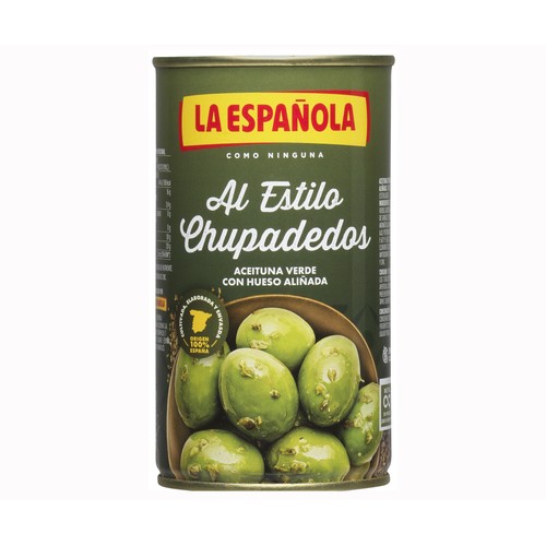 LA ESPAÑOLA Aceituna aliñada estilo chupadedos 185 g.