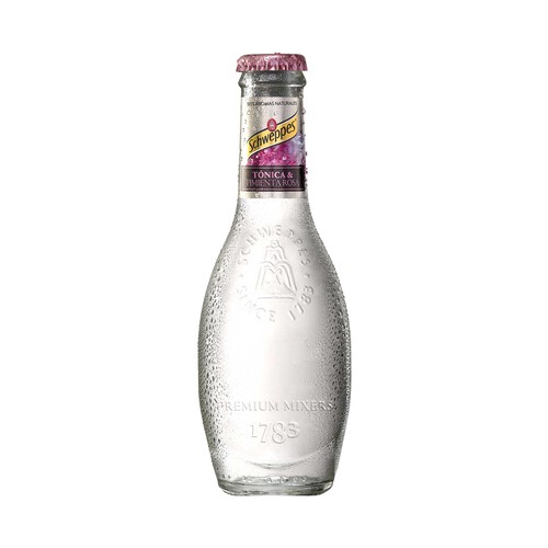 Tónica premium mixer con pimienta rosa SCHWEPPES 20cl