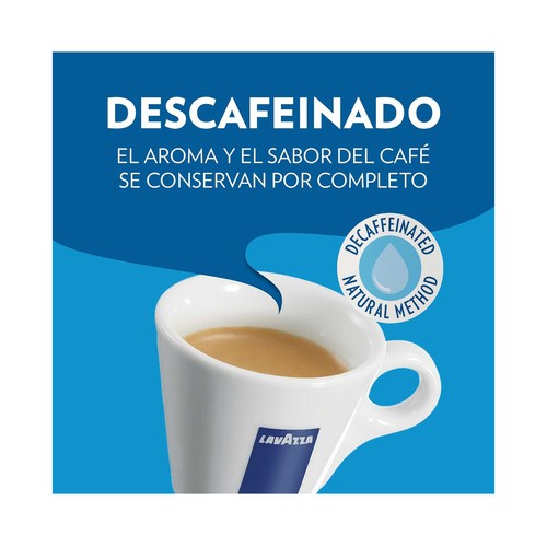 LAVAZZA Café Molido natural Descafeinado Intensidad 3/10 250 g.