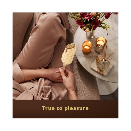 MAGNUM Utopia doble hazelnut de Frigo Helado de avellana, almendra y caramelo recubierto de chocolate blanco 3 x 85 ml.