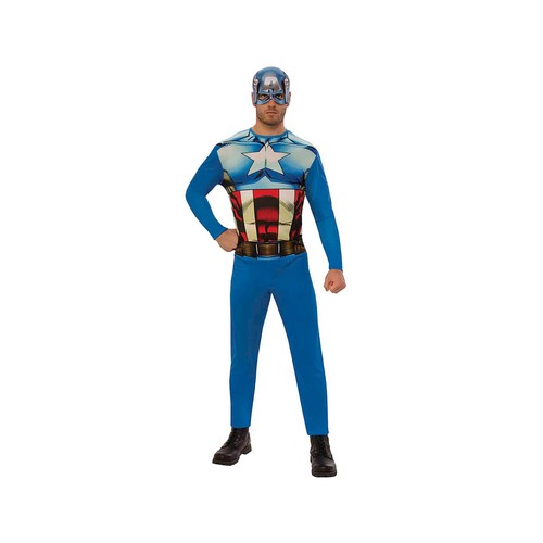 Disfraz Capitan America Opp Adulto Talla Única Xl RUBIE'S